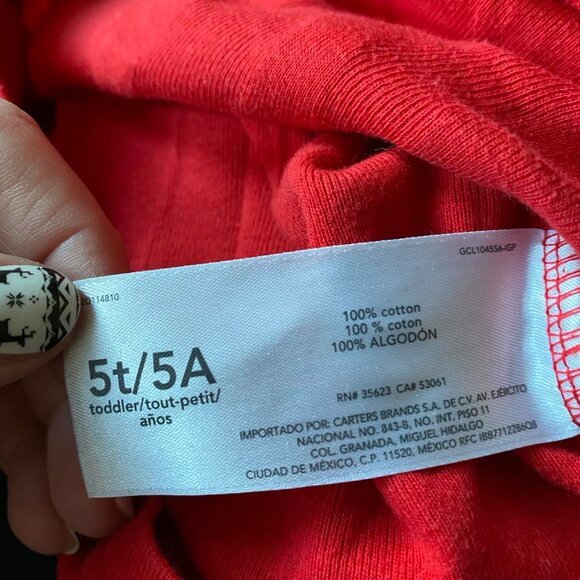 Carter's 5T Christmas Pajamas - Picture 6 of 6